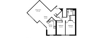 2 bed, 1 bath, contemporary style apartments at Britannia By The Bay in Ottawa, ON