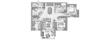 3 bed, 1 bath, modern, elegant living with balcony access at Bourg Du Village in Sainte Therese, QC