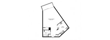 Studio, 1 bath, open concept suite at Bourg Du Village in Sainte Therese, QC