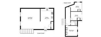 3 bed, 1 bath, large two level suites at 5062-5078 Dundas West in Toronto, ON