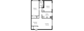 2 bed, 1 bath, generous apartments with ample storage at Bexhill Court Apartments in Toronto, ON