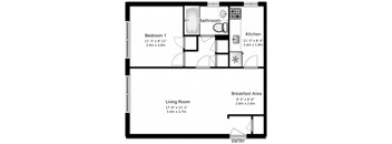 1 bed, 1 bath, open concept, modern apartments at Bexhill Court Apartments in Toronto, ON