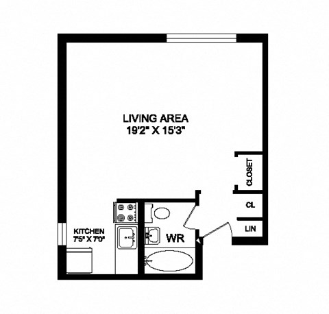 Studio, 1 bath, open concept suite at 641 Vaughan Road in Toronto, ON