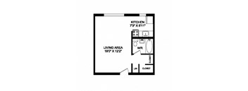 Studio, 1 bath, open concept suites at 641 Vaughan Road in Toronto, ON