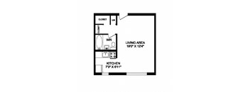 Studio, 1 bath, high end, spacious apartments at 641 Vaughan Road in Toronto, ON