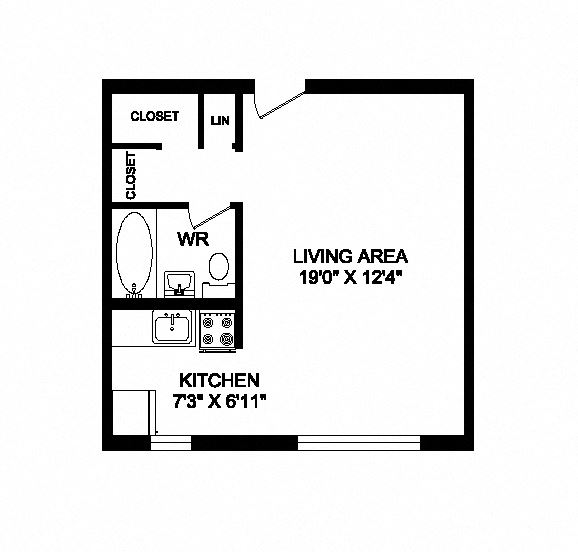 Enjoy open concept, customizable studio suites Studio, 1 bath, high end, spacious apartments at 641 Vaughan Road in Toronto, ON