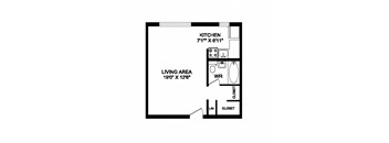 Studio, 1 bath, open concept, customizable suites at 641 Vaughan Road in Toronto, ON