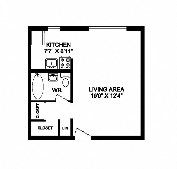 Enjoy comfortable, cozy living in spacious apartments Studio, 1 bath, open concept suite at 641 Vaughan Road in Toronto, ON