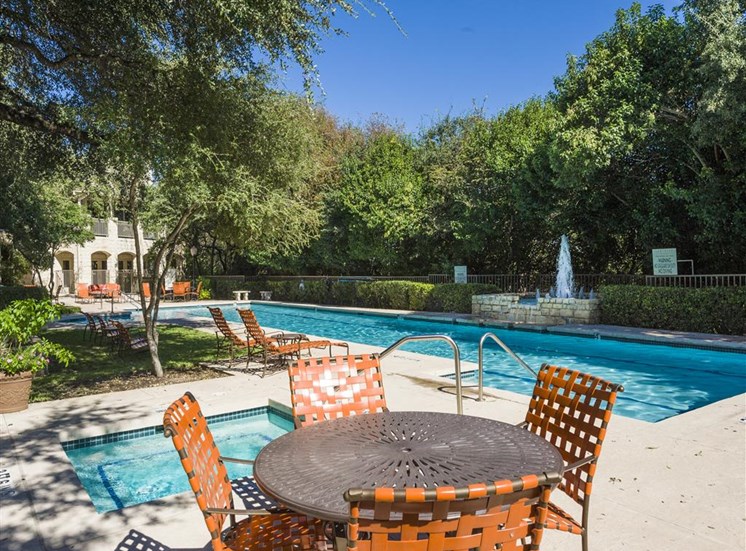 townhome exterior pool