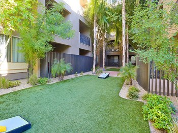 outdoor BBQ area