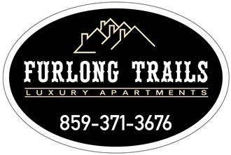 the logo for dripping trails luxury apartments with the logo of a mountain and the words