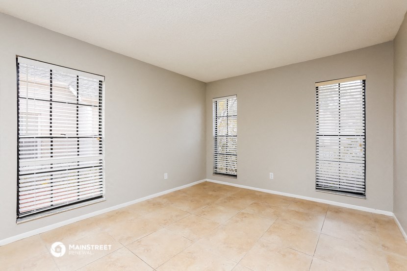 the spacious living room is clean and ready for you to use