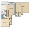 1 BEDROOM, 1.5 BATHROOM, 942 SQFT.