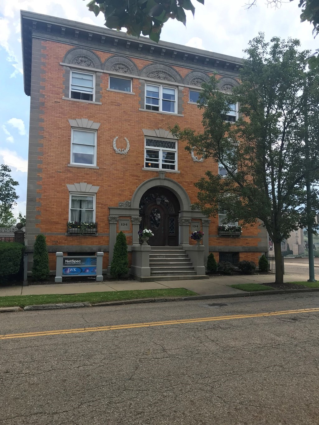 the building in which the apartment is located