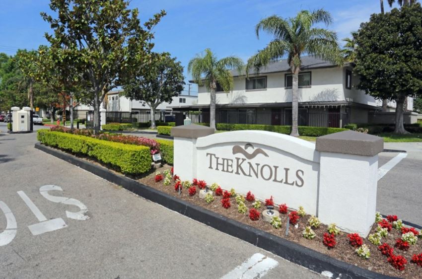 monument sign l The Knolls Apartment in Orange CA - Photo Gallery 1