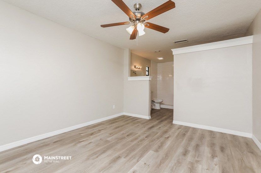 the living room of our studio apartment atrium