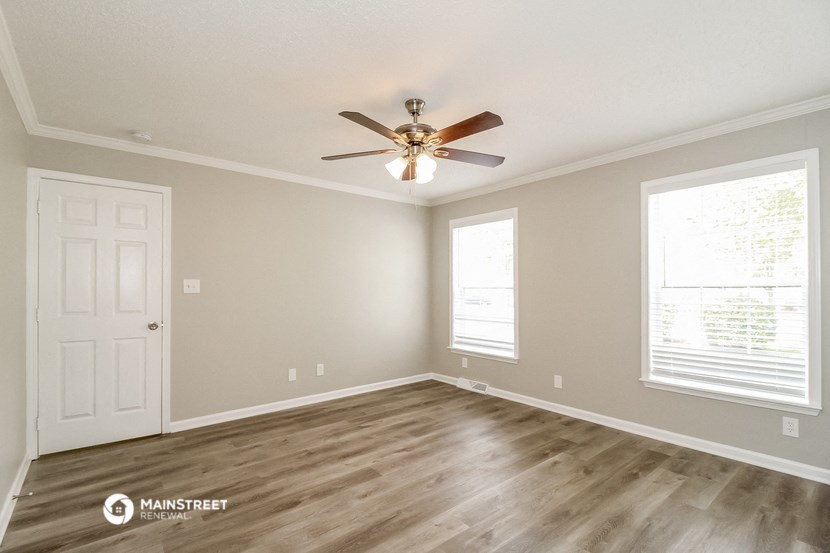 the living room of our new home