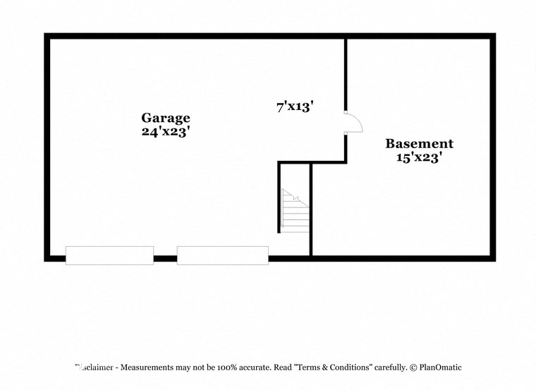 the schematic diagram of the floor plan for the apartment