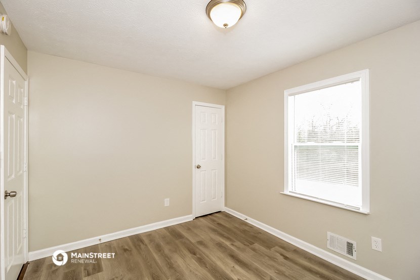 the spacious living room of our two bedroom apartment at university heights affordable housing