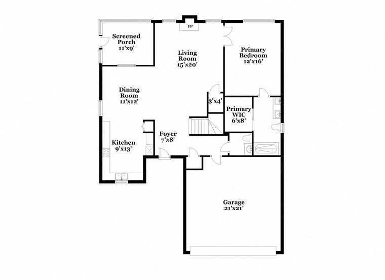 a floor plan of a house with a combination of bedrooms and a living room