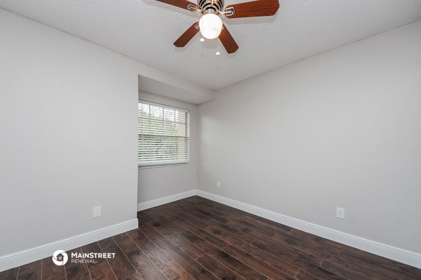 the spacious living room of our studio apartment at university heights apartments