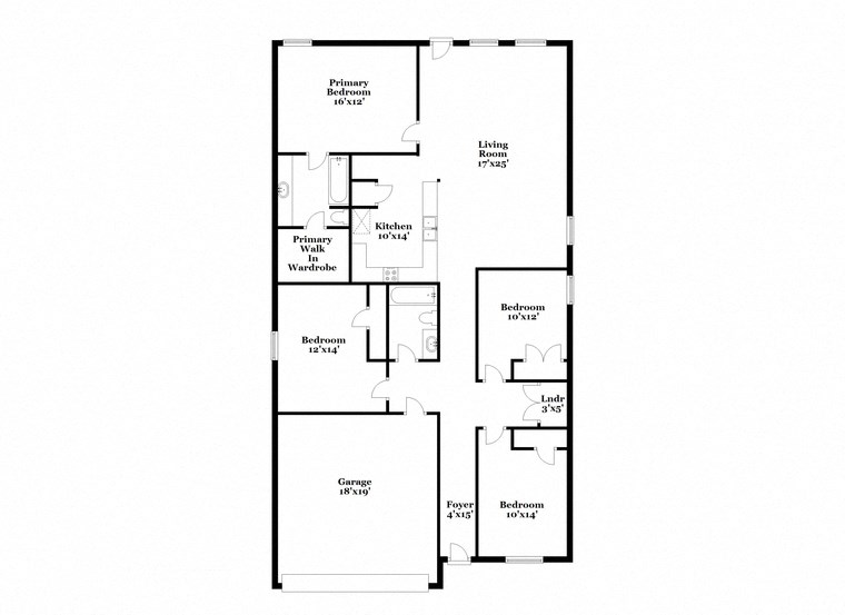 a floor plan of a house with two floors and a garage