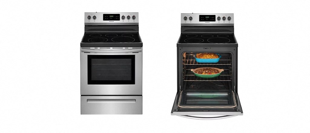 two different ovens are shown next to each other