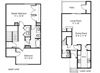 2 BEDROOM 1.5 BATH TOWNHOME