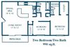 2 Bed 2 Bath