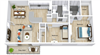 2 Bed 2 Bath A