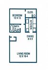 1 Bed 1 Bath