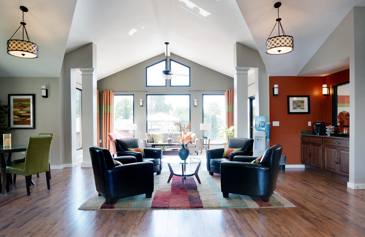 Community living room at Ventana, Hendersonville, TN 37075.