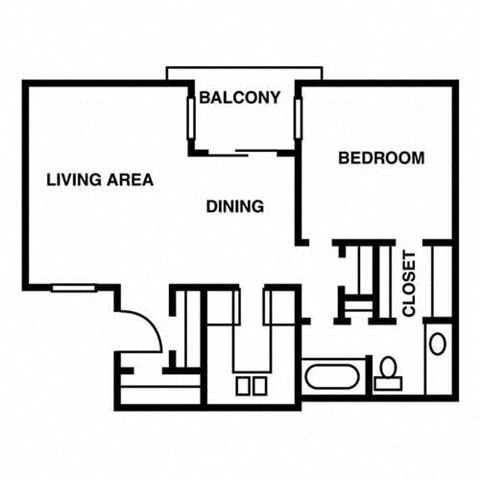 One Bed/One Bath at Ventana at The Lake, Hendersonville, TN 37075.