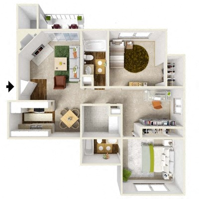 Palmetto layout at Cape Landing, Myrtle Beach