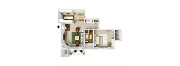 The Hatters Floor Plan at Cape Landing, Myrtle Beach, 29588