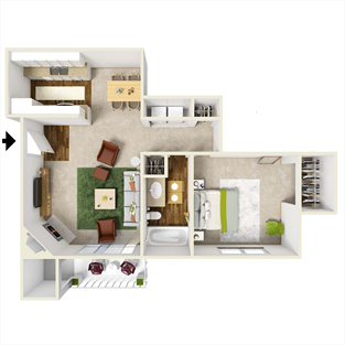 The Hatters Floor Plan at Cape Landing, Myrtle Beach, 29588