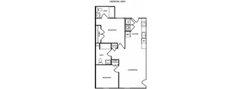 2 Bedrooms, 2 Bathrooms