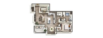 Reno Floor Plan at Lumina at Spanish Springs, Sparks, 89436