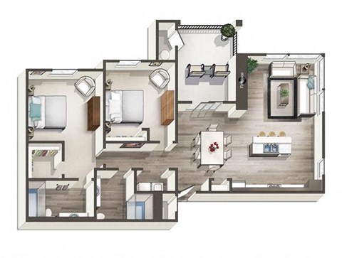 Oxbow Floor Plan at Lumina at Spanish Springs, Sparks, Nevada
