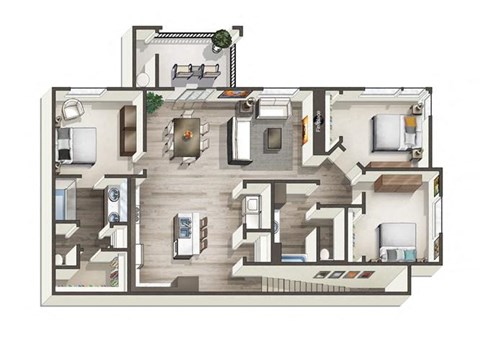 Mount Rose Floor Plan at Lumina at Spanish Springs, Sparks
