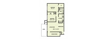 B5 Floor Plan at The Palms, Charleston