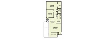 B6 Floor Plan at The Palms, South Carolina