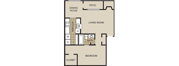 A3 Floor Plan at Lexington on the Green, Raleigh, North Carolina