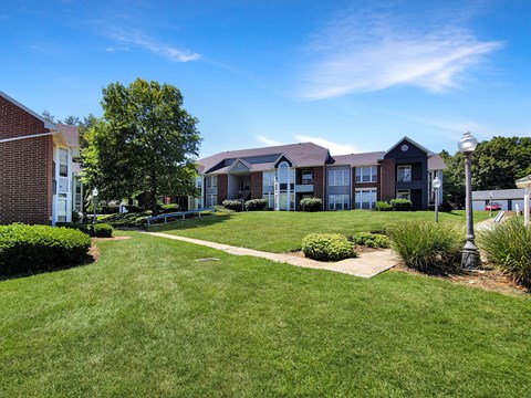 our apartments have a spacious yard with green grass