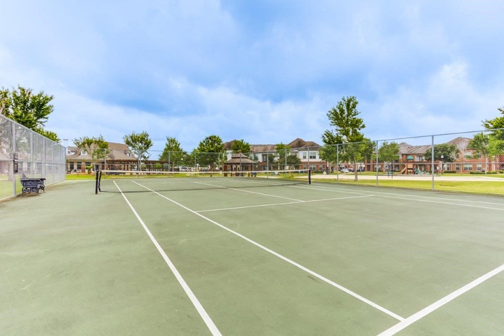 the tennis court is available for tenants to use