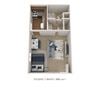Studio, 1 Bath