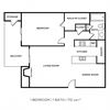 1 Bedroom, 1 Bath