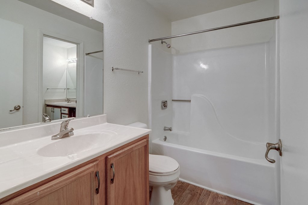 a bathroom with a sink toilet and a shower