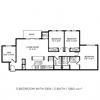 3 Bedroom, 2 Bath with Den