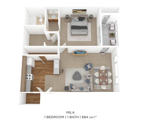 23126 Post Gardens Way Studio-2 Beds Apartment for Rent - Photo Gallery 21